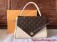 2017 Top Grade Knockoff  Knockoff Louis Vuitton DOUBLE V Womens White Handbag buy online (2)_th.jpg